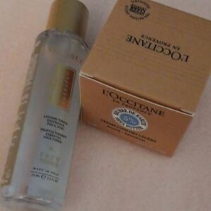 European Skincare Set of L'Occitane Face Cream and SKIN&CO ROMA Toner